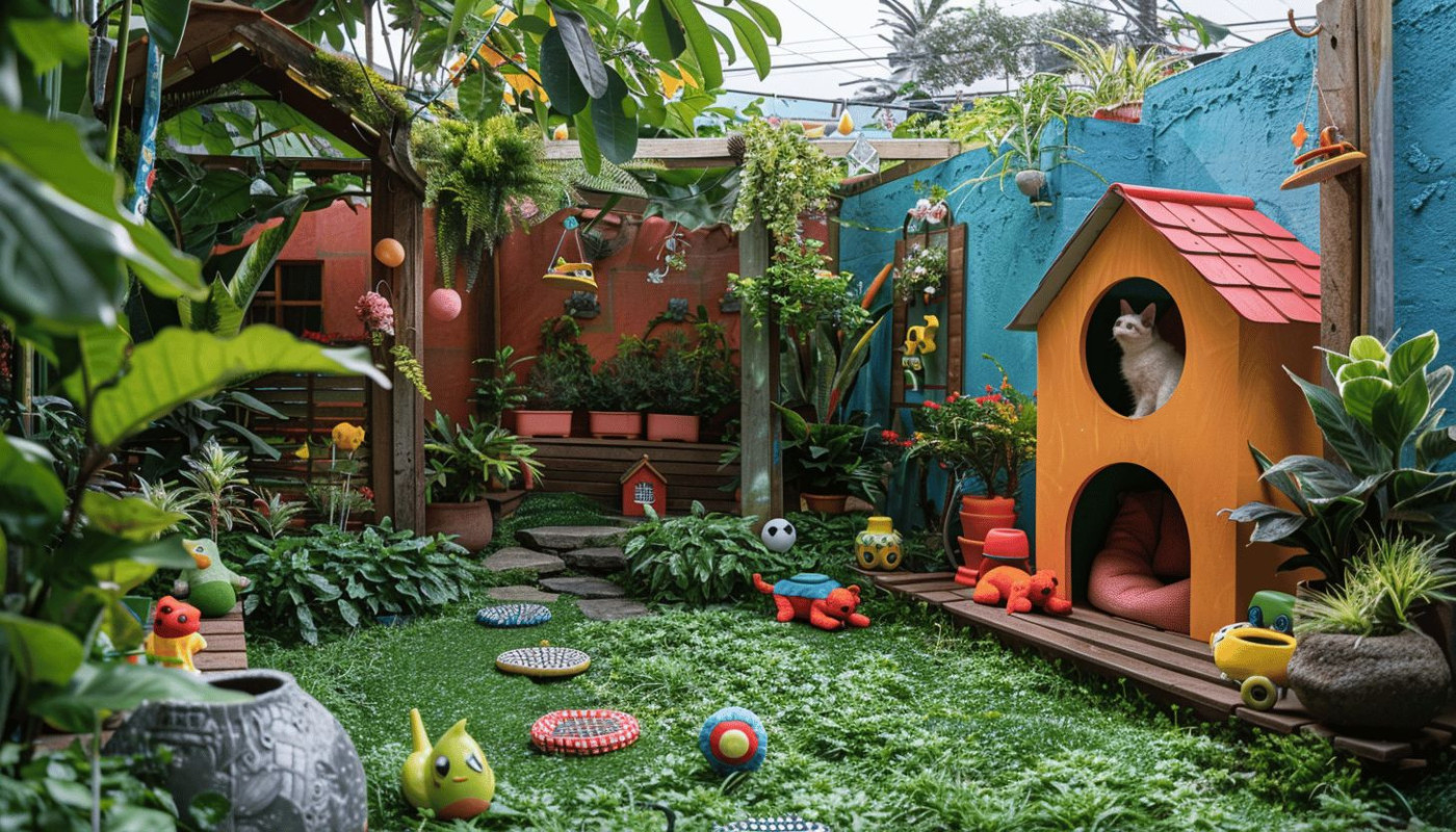 Créer un jardin sécurisé et stimulant pour vos animaux de compagnie