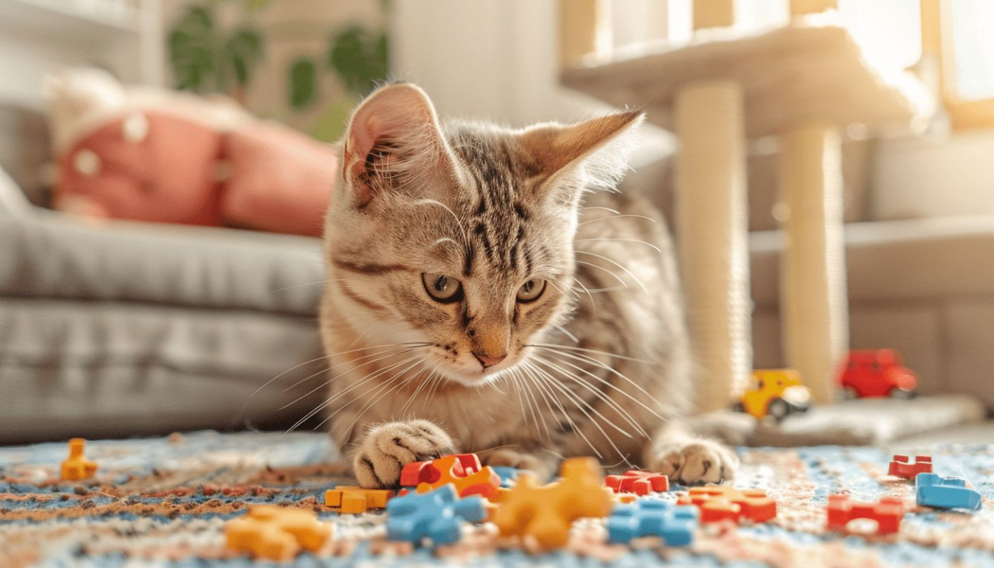 Stratégies de jeu pour chats d'intérieur